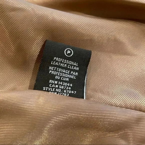 NWT Badgley Mischka Peplum Leather Jacket - Picture 16 of 16